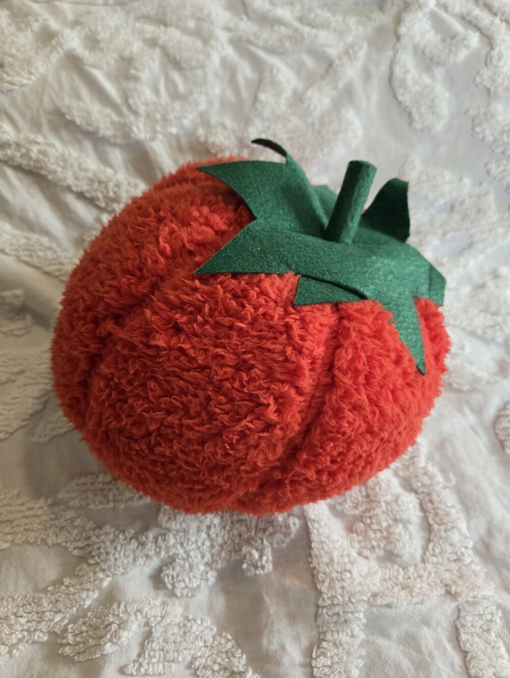 Soft Novelty Kitsch Plush Tomato Cottagecore Farmcore Whimsical Whimsy